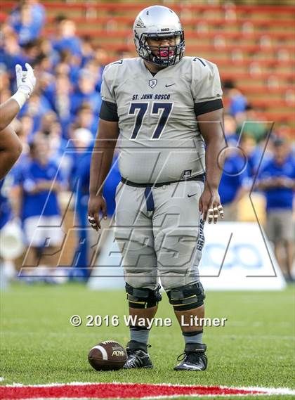 Thumbnail 1 in St. John Bosco vs St. X (Crosstown Showdown) photogallery.