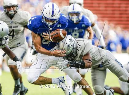 Thumbnail 3 in St. John Bosco vs St. X (Crosstown Showdown) photogallery.