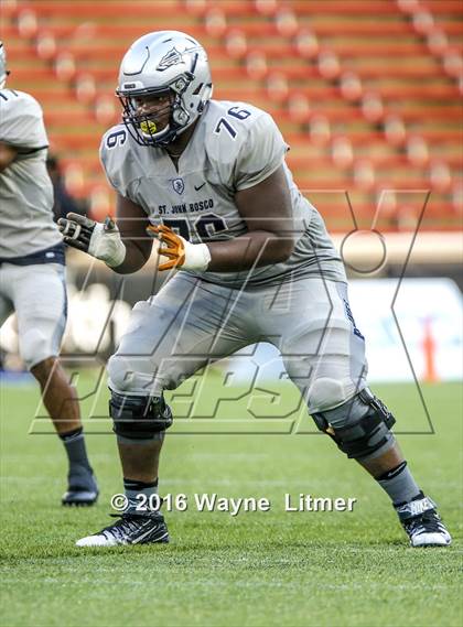 Thumbnail 1 in St. John Bosco vs St. X (Crosstown Showdown) photogallery.