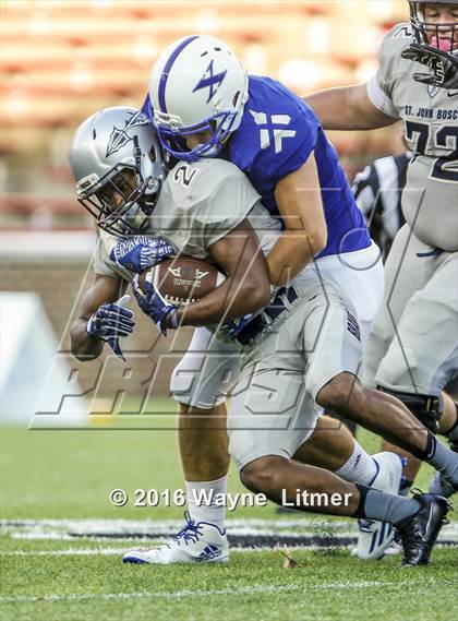 Thumbnail 2 in St. John Bosco vs St. X (Crosstown Showdown) photogallery.