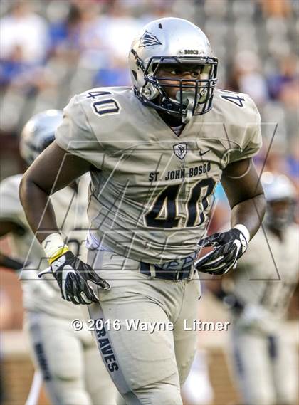 Thumbnail 2 in St. John Bosco vs St. X (Crosstown Showdown) photogallery.