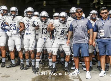 Thumbnail 2 in St. John Bosco vs St. X (Crosstown Showdown) photogallery.