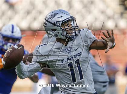 Thumbnail 3 in St. John Bosco vs St. X (Crosstown Showdown) photogallery.