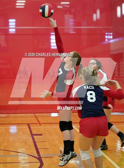 Thumbnail 1 in Angleton Christian vs King's Academy (TAIAO State Tournament) photogallery.
