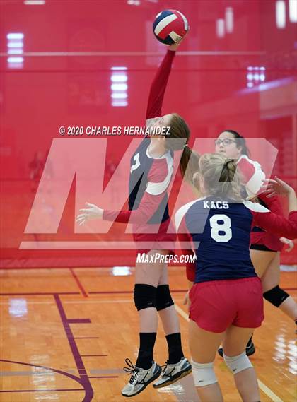 Thumbnail 1 in Angleton Christian vs King's Academy (TAIAO State Tournament) photogallery.