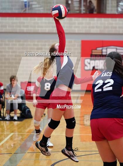 Thumbnail 3 in Angleton Christian vs King's Academy (TAIAO State Tournament) photogallery.