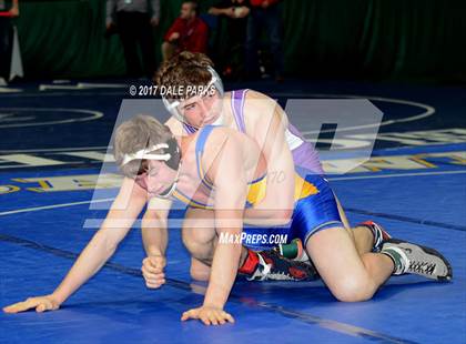 Thumbnail 1 in NYSPHSAA Wrestling Championships (Div.2 - 170 lb. Champ)  photogallery.