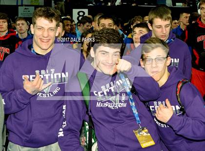 Thumbnail 2 in NYSPHSAA Wrestling Championships (Div.2 - 170 lb. Champ)  photogallery.