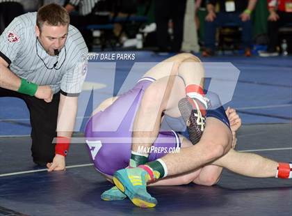 Thumbnail 1 in NYSPHSAA Wrestling Championships (Div.2 - 170 lb. Champ)  photogallery.