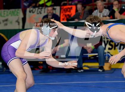 Thumbnail 1 in NYSPHSAA Wrestling Championships (Div.2 - 170 lb. Champ)  photogallery.