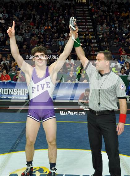 Thumbnail 1 in NYSPHSAA Wrestling Championships (Div.2 - 170 lb. Champ)  photogallery.