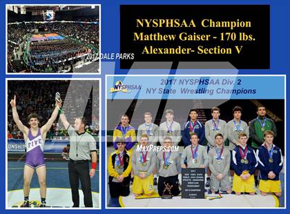 Thumbnail 2 in NYSPHSAA Wrestling Championships (Div.2 - 170 lb. Champ)  photogallery.