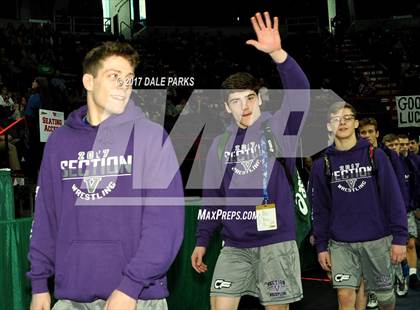Thumbnail 1 in NYSPHSAA Wrestling Championships (Div.2 - 170 lb. Champ)  photogallery.