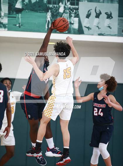 Thumbnail 1 in Arcadia vs Leuzinger (West Side Tip off Classic) photogallery.