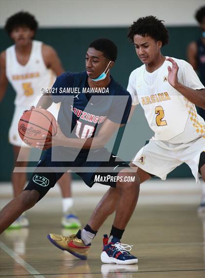 Thumbnail 1 in Arcadia vs Leuzinger (West Side Tip off Classic) photogallery.