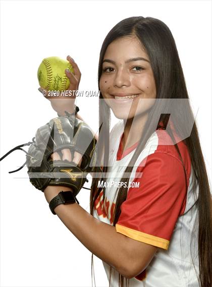 Thumbnail 1 in Trinity League Softball Media Day - Rosary Academy photogallery.