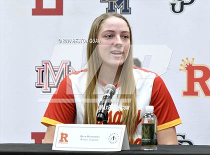 Thumbnail 3 in Trinity League Softball Media Day - Rosary Academy photogallery.
