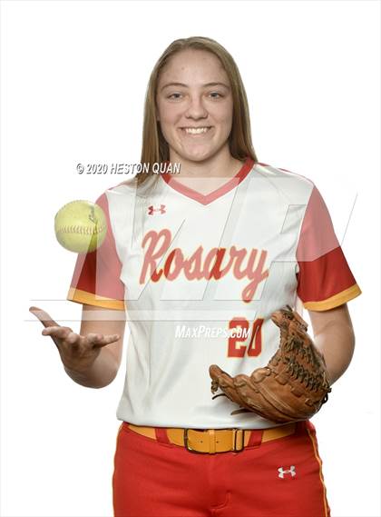 Thumbnail 2 in Trinity League Softball Media Day - Rosary Academy photogallery.