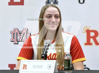 Thumbnail 2 in Trinity League Softball Media Day - Rosary Academy photogallery.