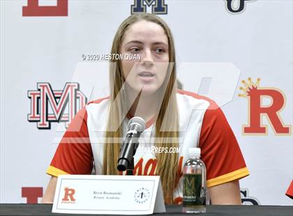 Thumbnail 3 in Trinity League Softball Media Day - Rosary Academy photogallery.