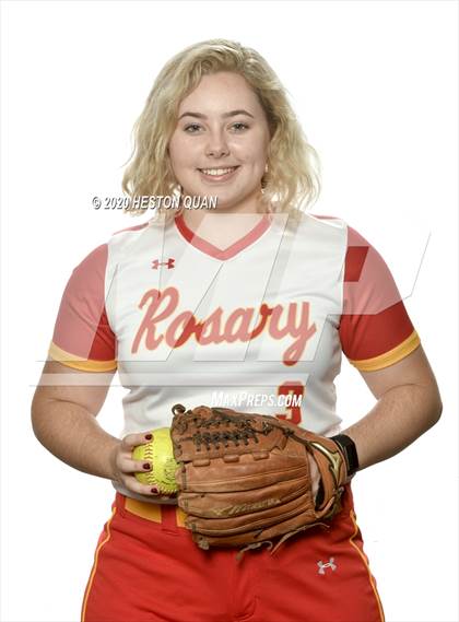 Thumbnail 3 in Trinity League Softball Media Day - Rosary Academy photogallery.