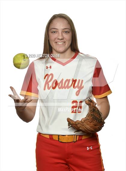 Thumbnail 3 in Trinity League Softball Media Day - Rosary Academy photogallery.