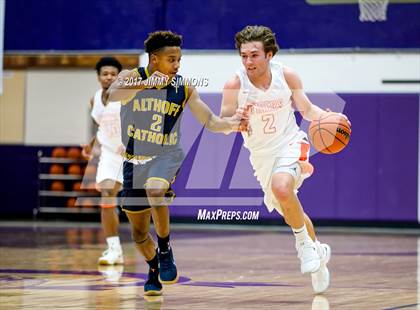 Thumbnail 2 in Edwardsville vs Althoff (Prairie Farms Holiday Classic) photogallery.
