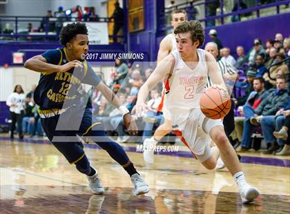 Thumbnail 3 in Edwardsville vs Althoff (Prairie Farms Holiday Classic) photogallery.