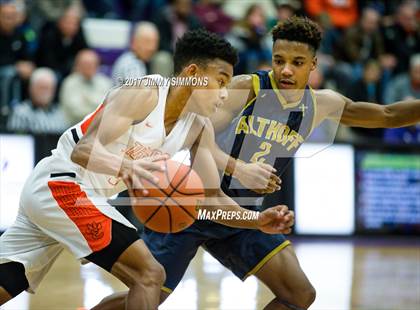 Thumbnail 2 in Edwardsville vs Althoff (Prairie Farms Holiday Classic) photogallery.