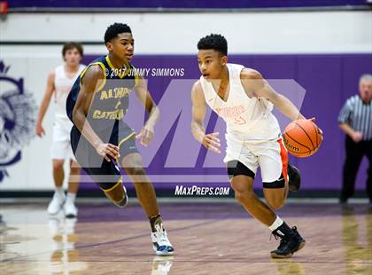 Thumbnail 3 in Edwardsville vs Althoff (Prairie Farms Holiday Classic) photogallery.