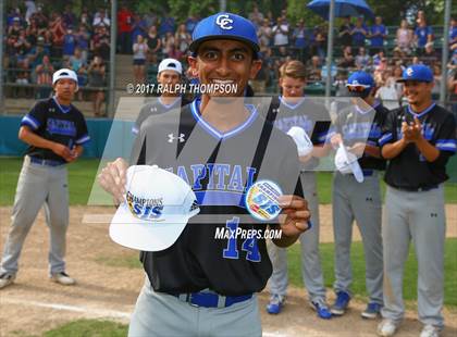 Thumbnail 2 in Escalon vs. Capital Christian (CIF SJS D5 Final) photogallery.
