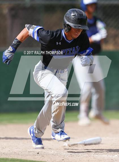 Thumbnail 2 in Escalon vs. Capital Christian (CIF SJS D5 Final) photogallery.