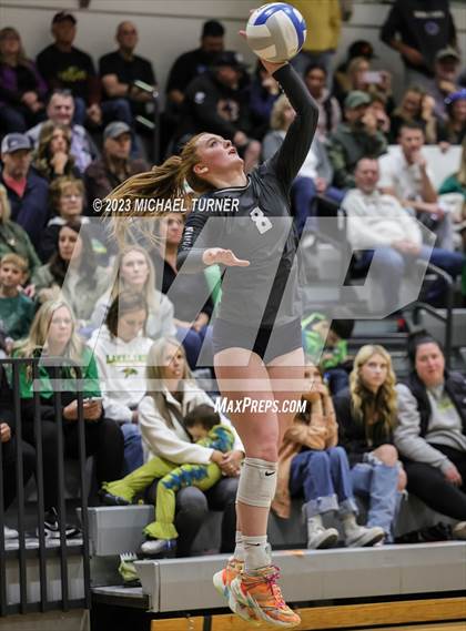 Thumbnail 2 in Lakeland vs Skyview (IHSAA 4A Quarter Final) photogallery.
