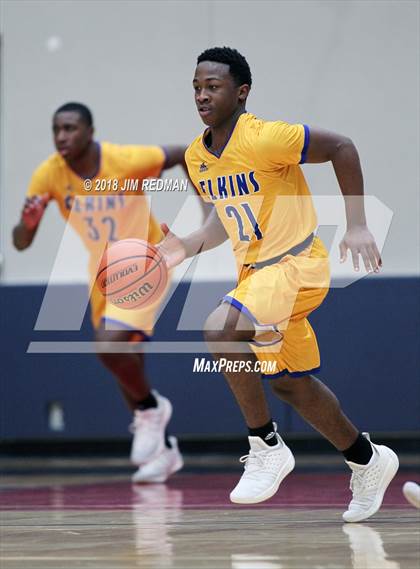 Thumbnail 1 in Fort Bend Elkins vs Tompkins (McDonald's Texas Invitational) photogallery.
