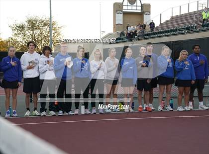 Thumbnail 1 in Lindale vs Randall (UIL 4A Team Tennis Semifinal) photogallery.