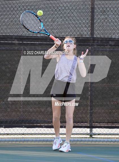 Thumbnail 2 in Lindale vs Randall (UIL 4A Team Tennis Semifinal) photogallery.