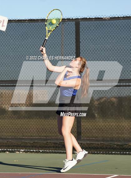 Thumbnail 3 in Lindale vs Randall (UIL 4A Team Tennis Semifinal) photogallery.