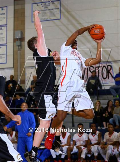 Thumbnail 1 in Serra vs. Calabasas (MLK Day Showdown) photogallery.