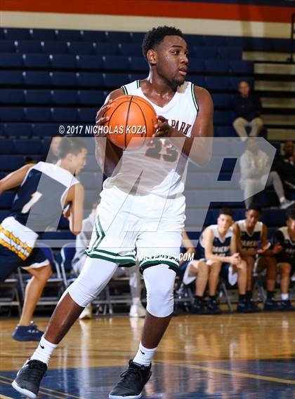Thumbnail 2 in Morgan Park vs. Rancho Christian (Tarkanian Classic) photogallery.