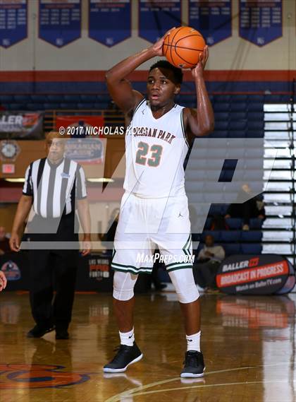 Thumbnail 1 in Morgan Park vs. Rancho Christian (Tarkanian Classic) photogallery.
