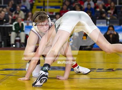 Thumbnail 2 in NYSPHSAA D1 Wrestling Championships (Finals 99 - 126 lbs) photogallery.
