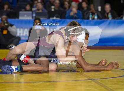 Thumbnail 2 in NYSPHSAA D1 Wrestling Championships (Finals 99 - 126 lbs) photogallery.