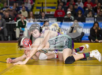 Thumbnail 3 in NYSPHSAA D1 Wrestling Championships (Finals 99 - 126 lbs) photogallery.