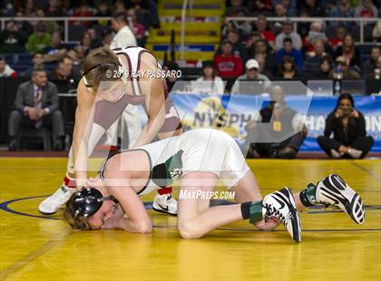 Thumbnail 1 in NYSPHSAA D1 Wrestling Championships (Finals 99 - 126 lbs) photogallery.