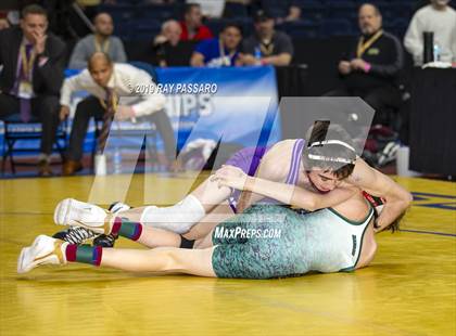 Thumbnail 2 in NYSPHSAA D1 Wrestling Championships (Finals 99 - 126 lbs) photogallery.