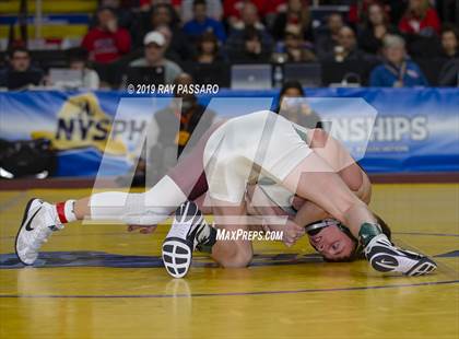 Thumbnail 1 in NYSPHSAA D1 Wrestling Championships (Finals 99 - 126 lbs) photogallery.
