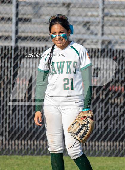 Thumbnail 3 in Flour Bluff @ Harlingen South (UIL Region IV Area Softball Game 2) photogallery.