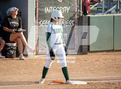 Thumbnail 2 in Flour Bluff @ Harlingen South (UIL Region IV Area Softball Game 2) photogallery.