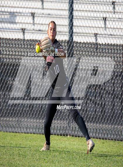 Thumbnail 1 in Flour Bluff @ Harlingen South (UIL Region IV Area Softball Game 2) photogallery.