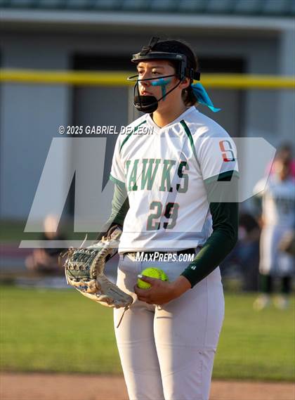 Thumbnail 3 in Flour Bluff @ Harlingen South (UIL Region IV Area Softball Game 2) photogallery.